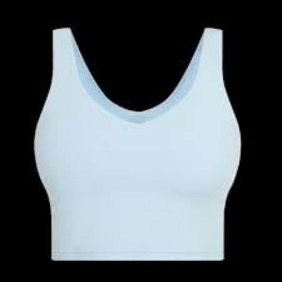 OFFLINE by Aerie Activewear bra cropped tank Size Small in light blue.NWT - Picture 4 of 5